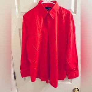 Orange/red dress shirt